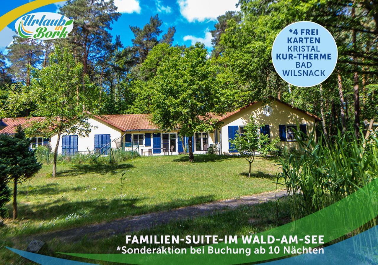 Bork Familien-Suite-Im-Wald-Am-See מראה חיצוני תמונה
