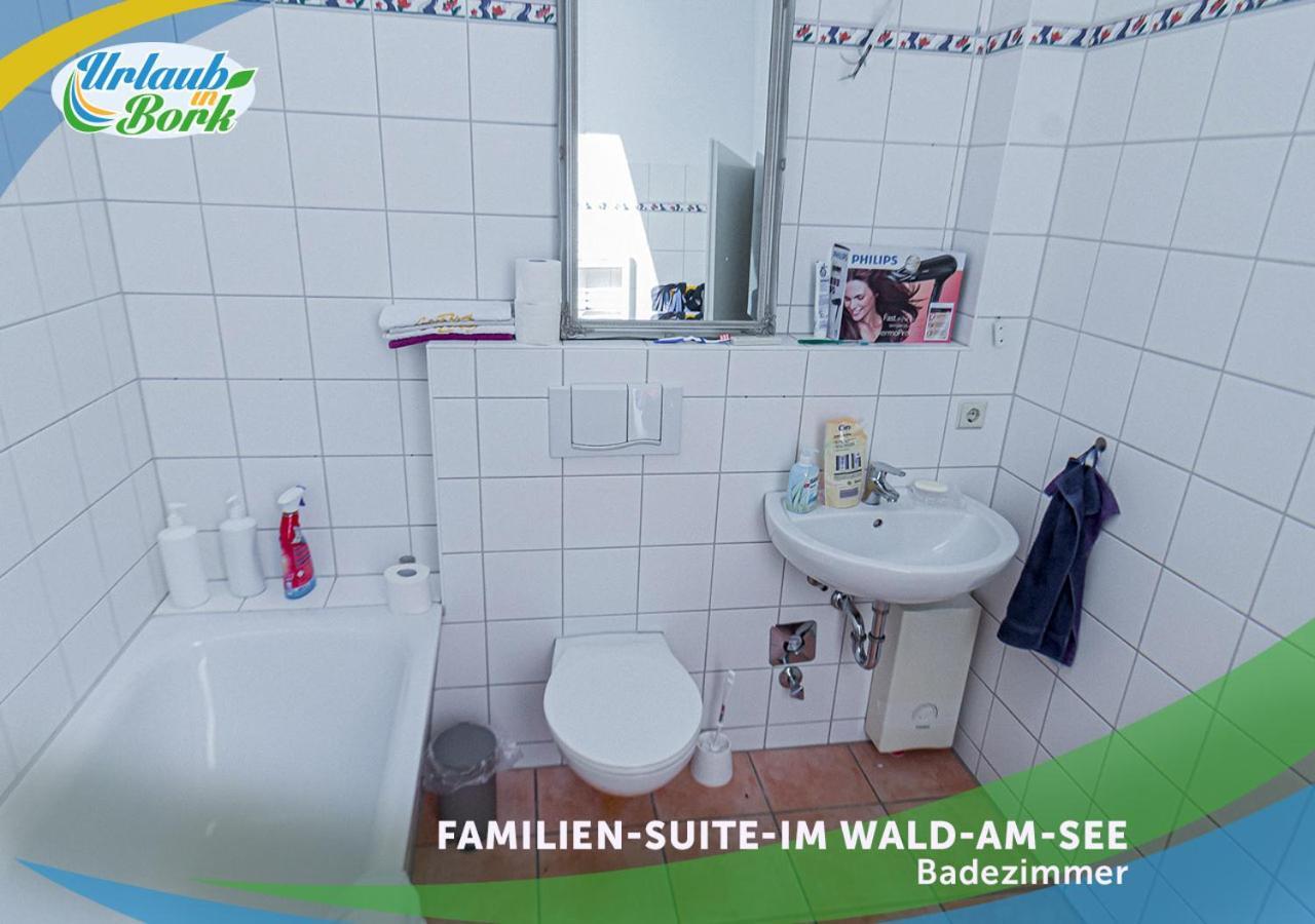 Bork Familien-Suite-Im-Wald-Am-See מראה חיצוני תמונה
